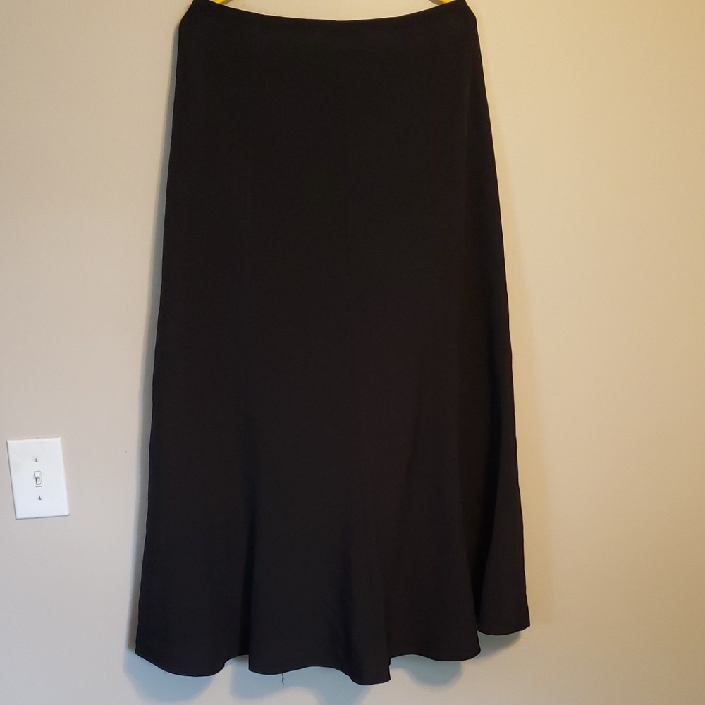 Elegant Black A-Line Women's Skirt
